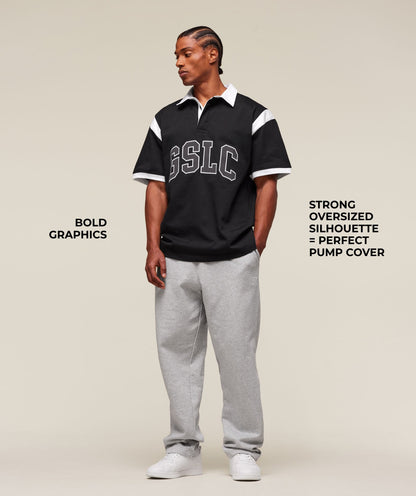 Gymshark Gslc Retro Polo Shirt Black
