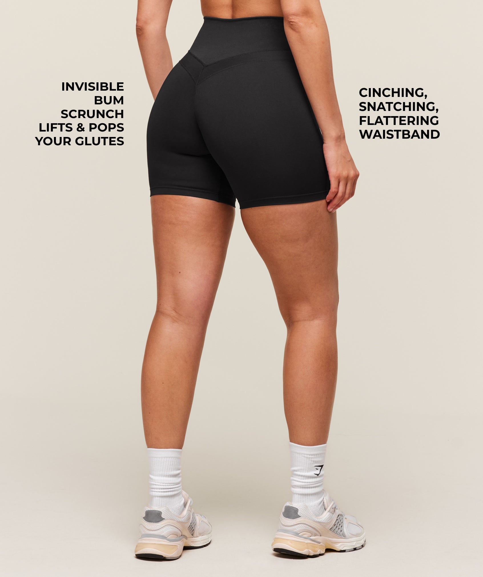 Women's Gymshark Whitney Shorts Black