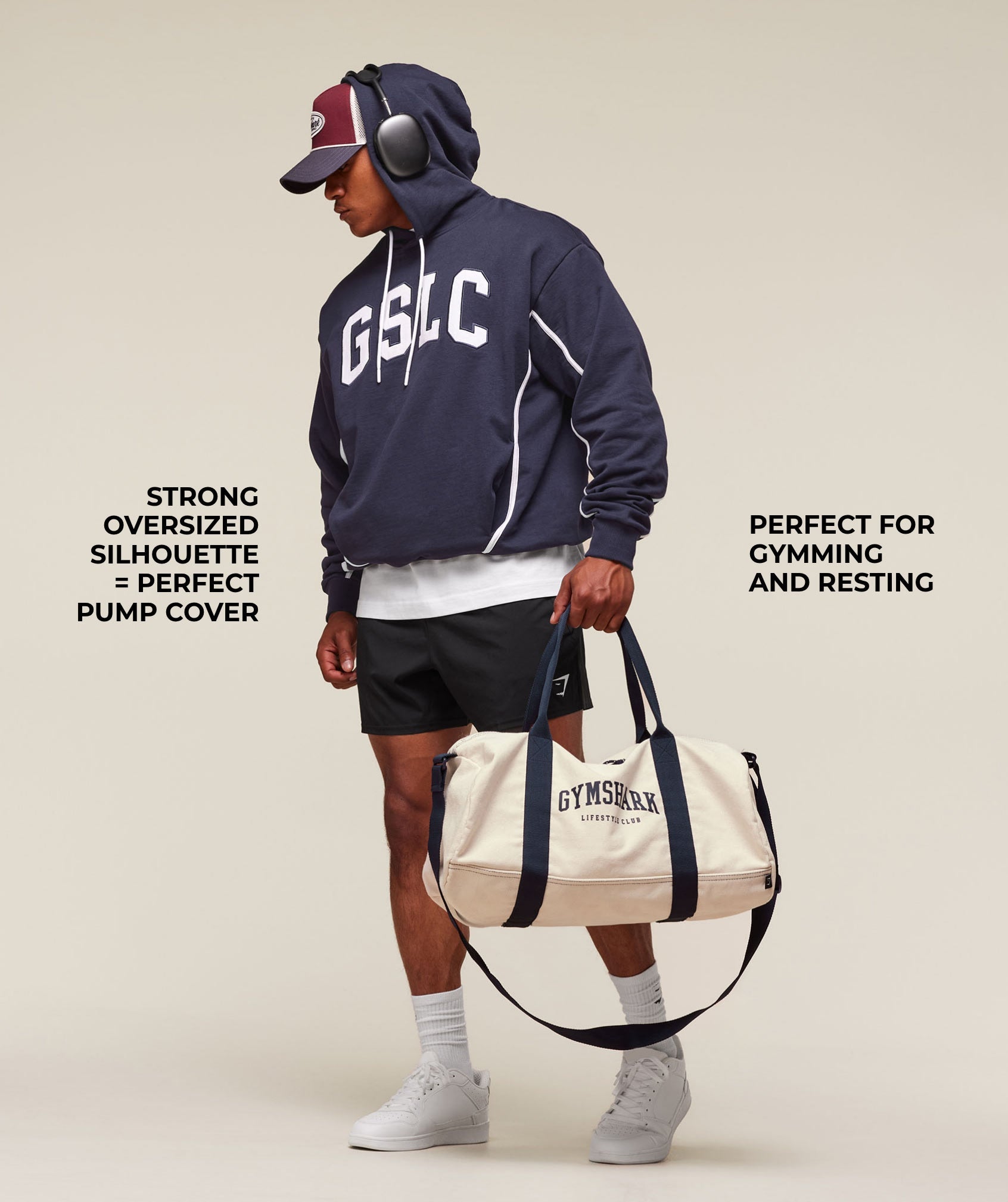 Gymshark Gslc Hoodie Heavy Blue