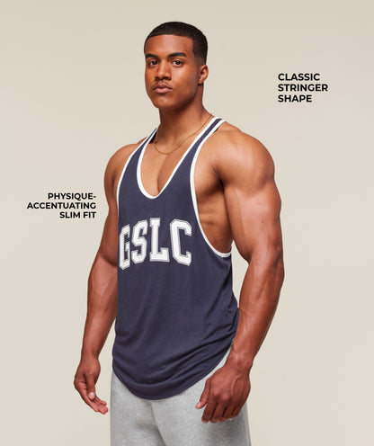 Gymshark Gslc Ringer Stringer Heavy Blue