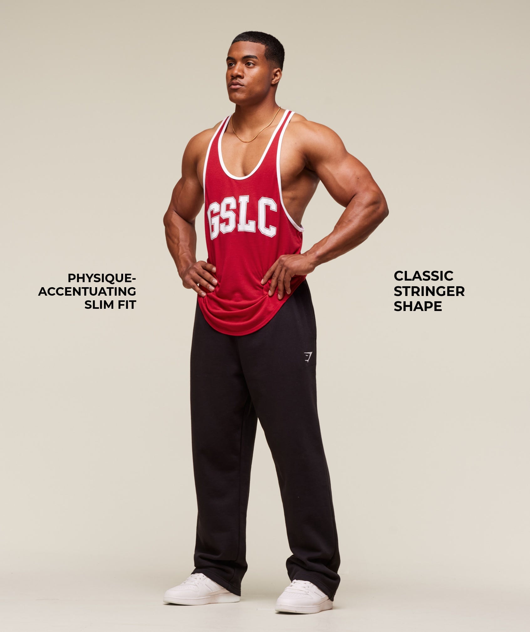Gymshark Gslc Ringer Stringer Conditioning Red