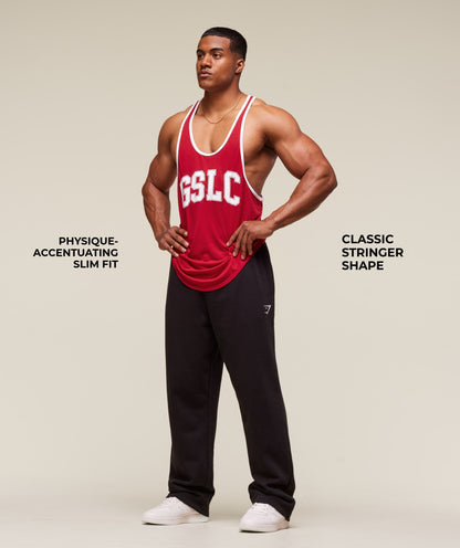 Gymshark Gslc Ringer Stringer Conditioning Red