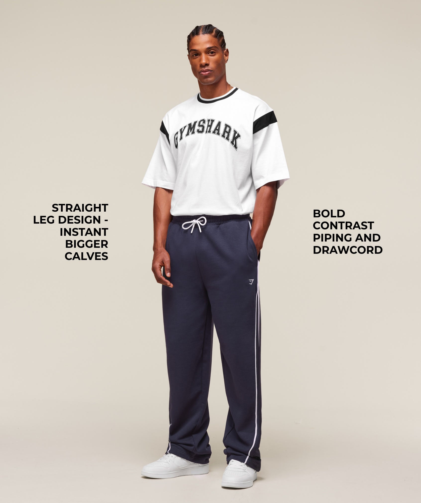 Gymshark Gslc Straight Leg Pant Heavy Blue