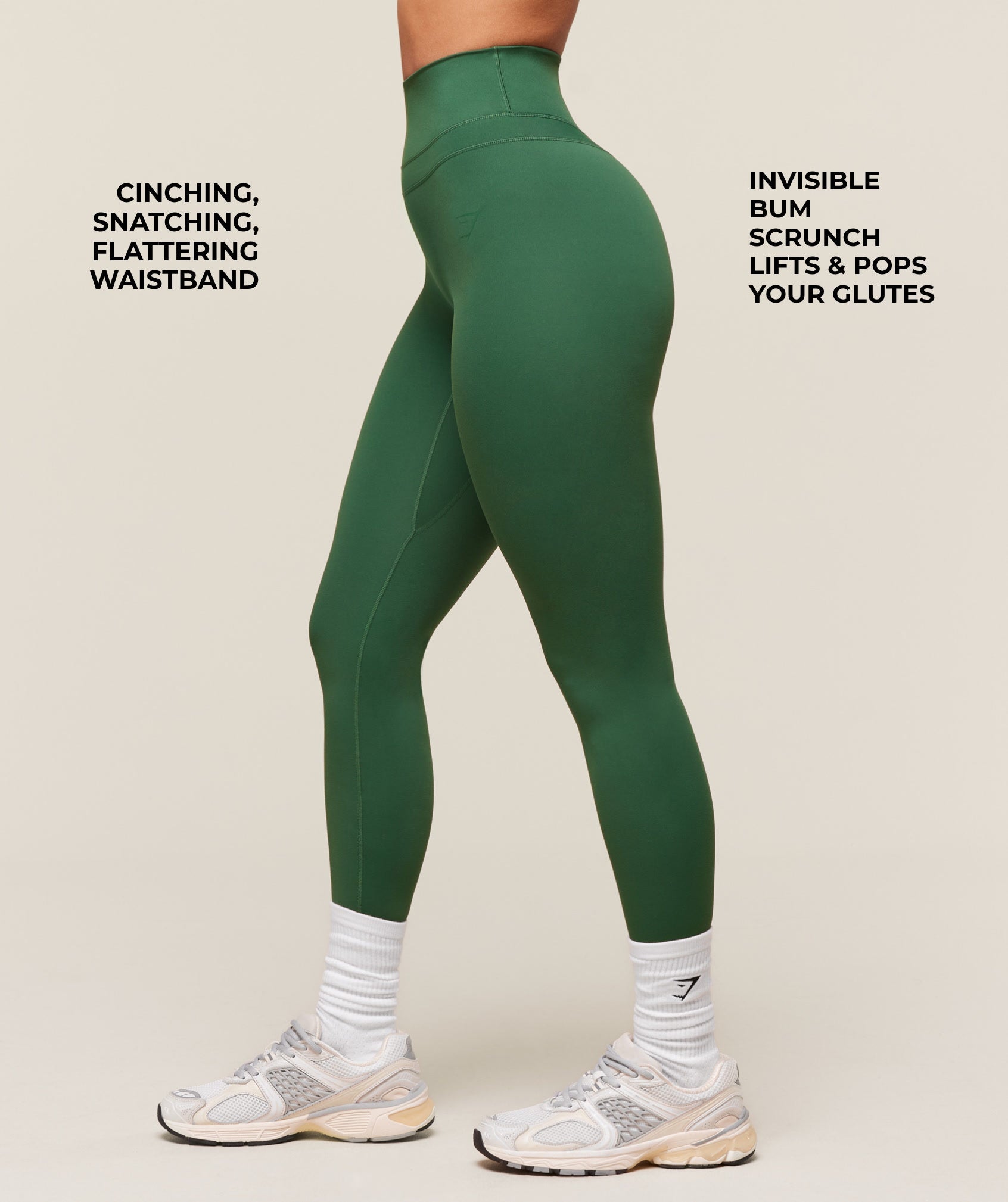 Women's Gymshark Whitney Leggings Classic Green