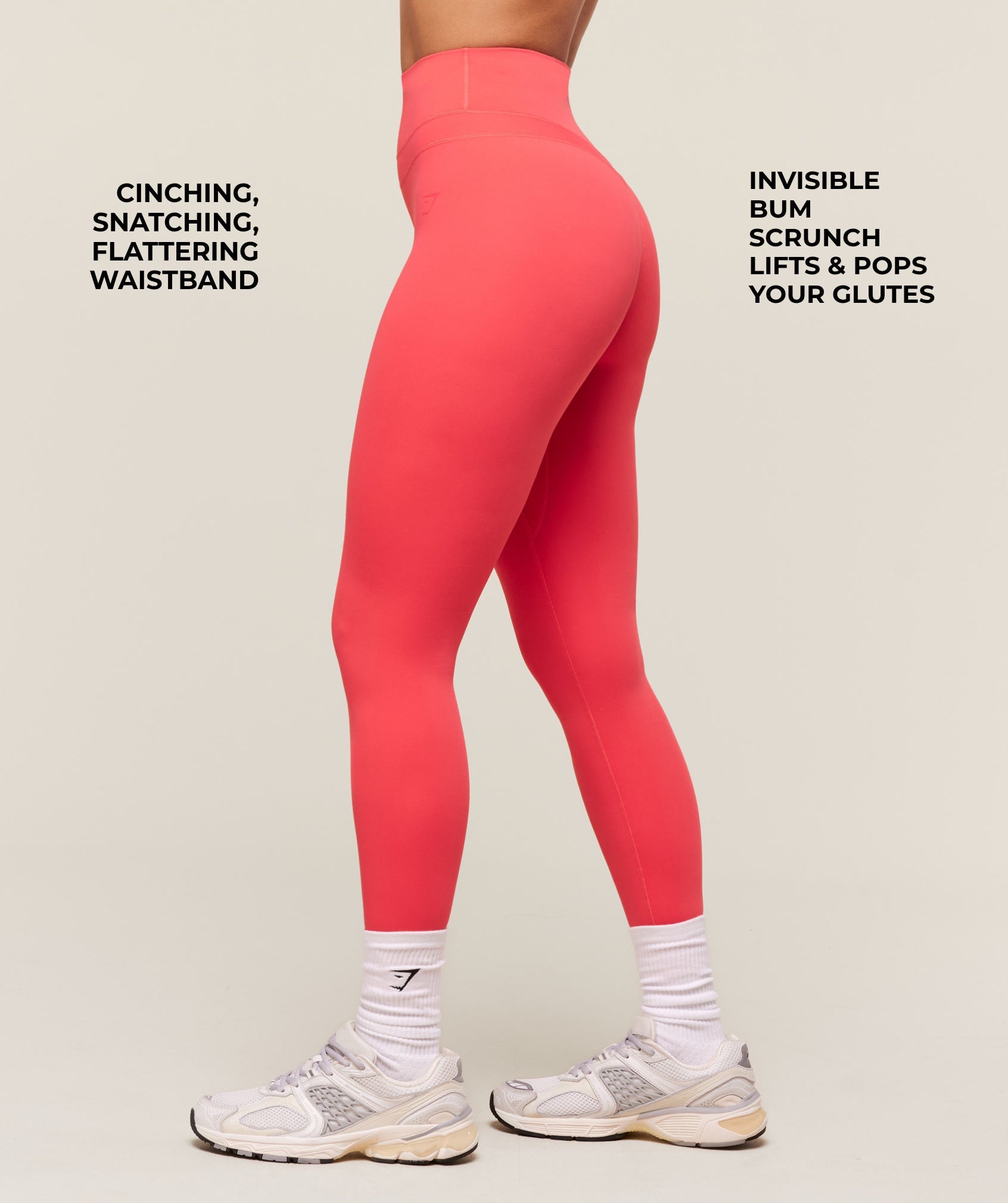 Women's Gymshark Whitney Leggings Coral Red
