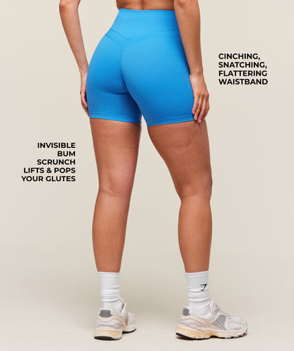 Women's Gymshark Whitney Shorts Active Blue