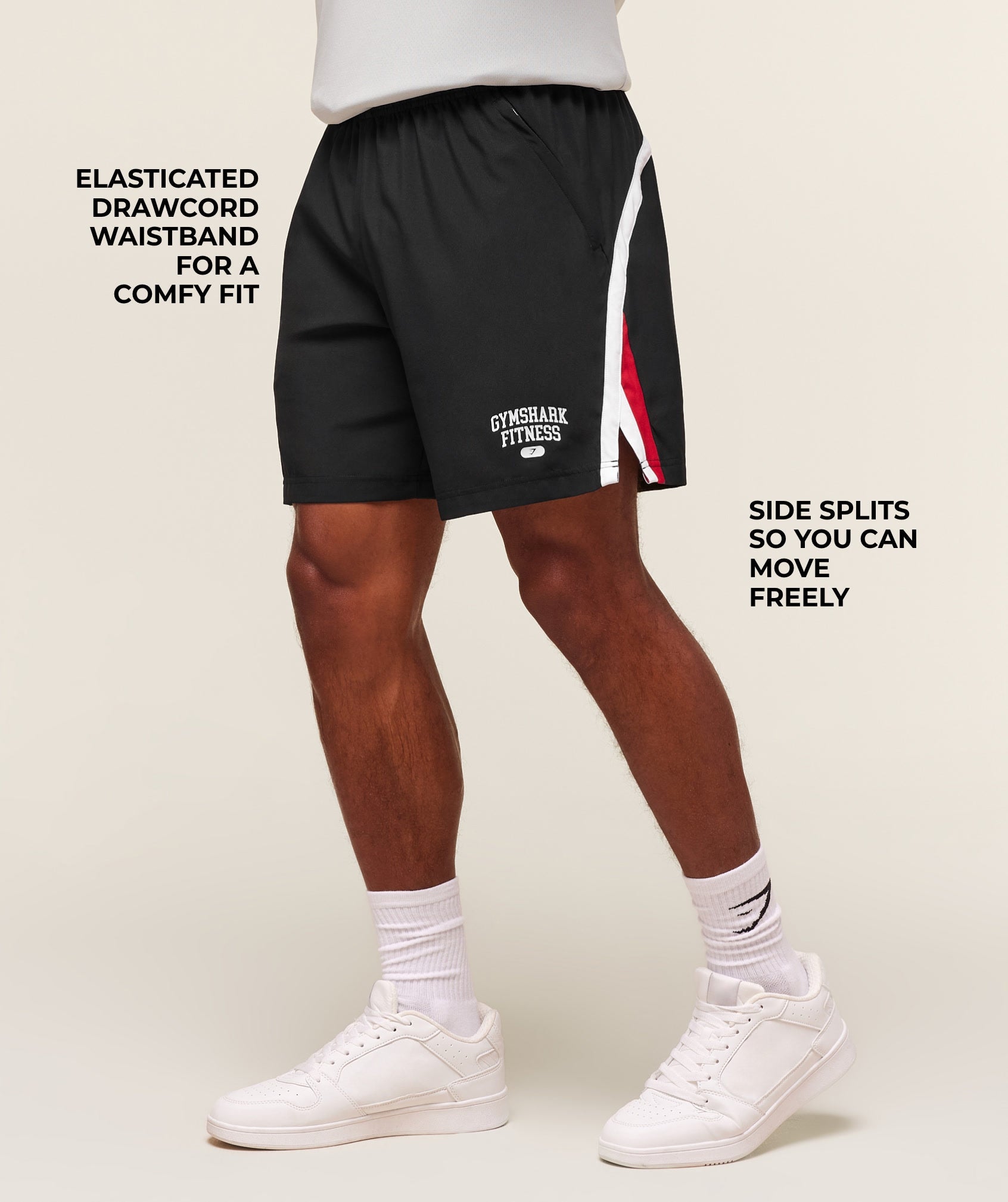Gymshark Varsity 7" Shorts Black