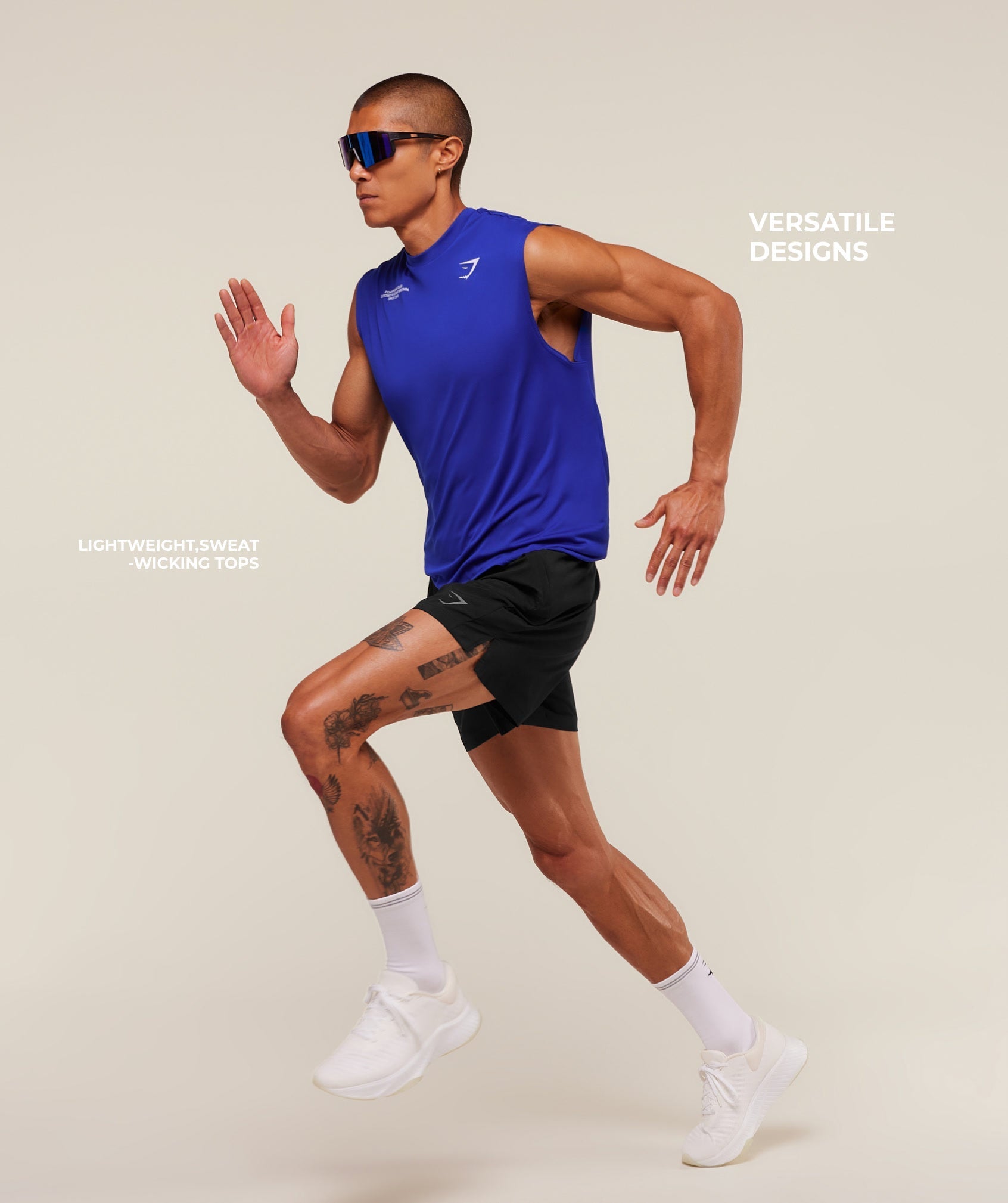 Gymshark Conditioning Club Tank Athletic Blue