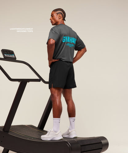 Gymshark Conditioning Club Oversized T-Shirt Onyx Grey
