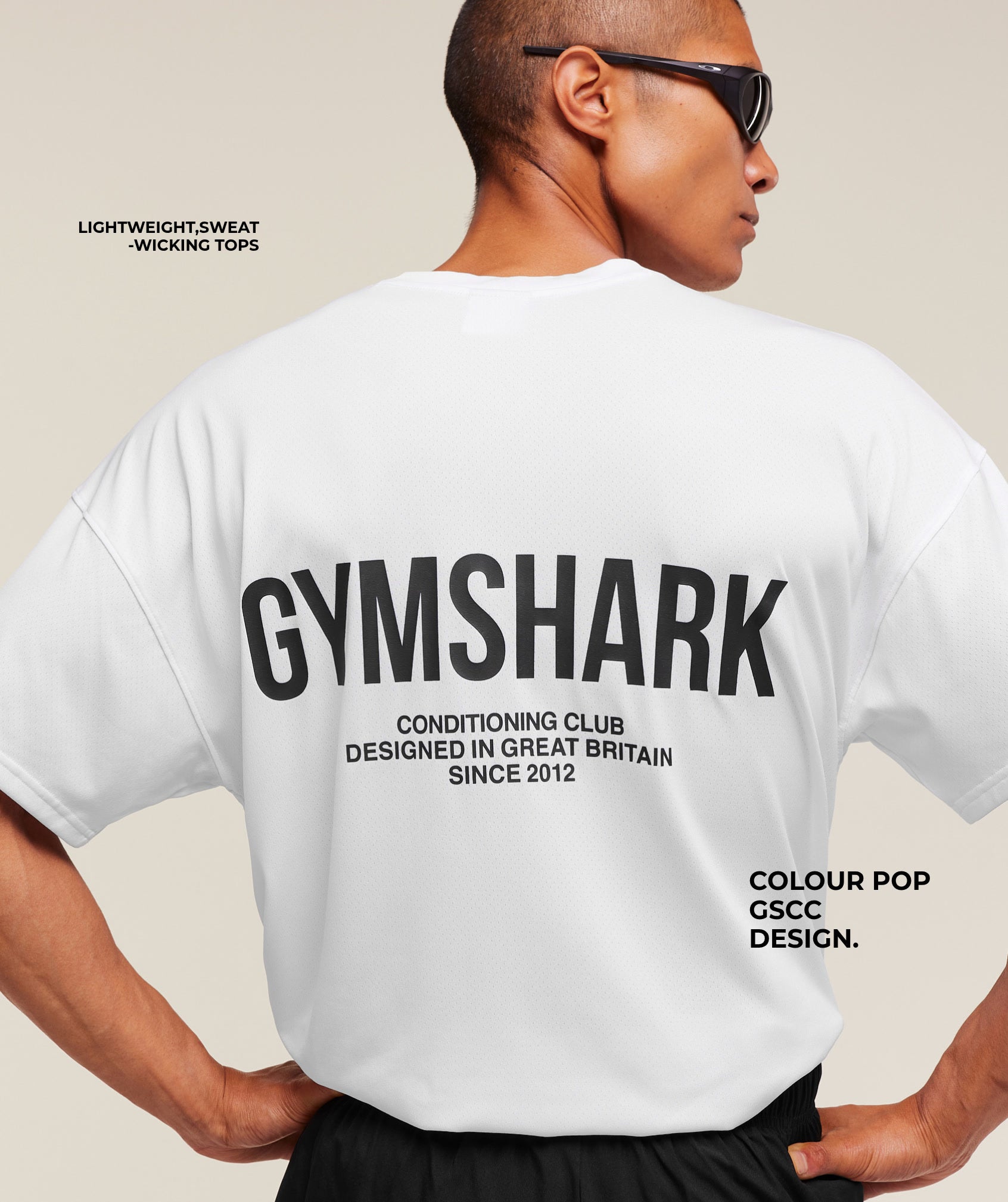 Gymshark Conditioning Club Oversized T-Shirt White