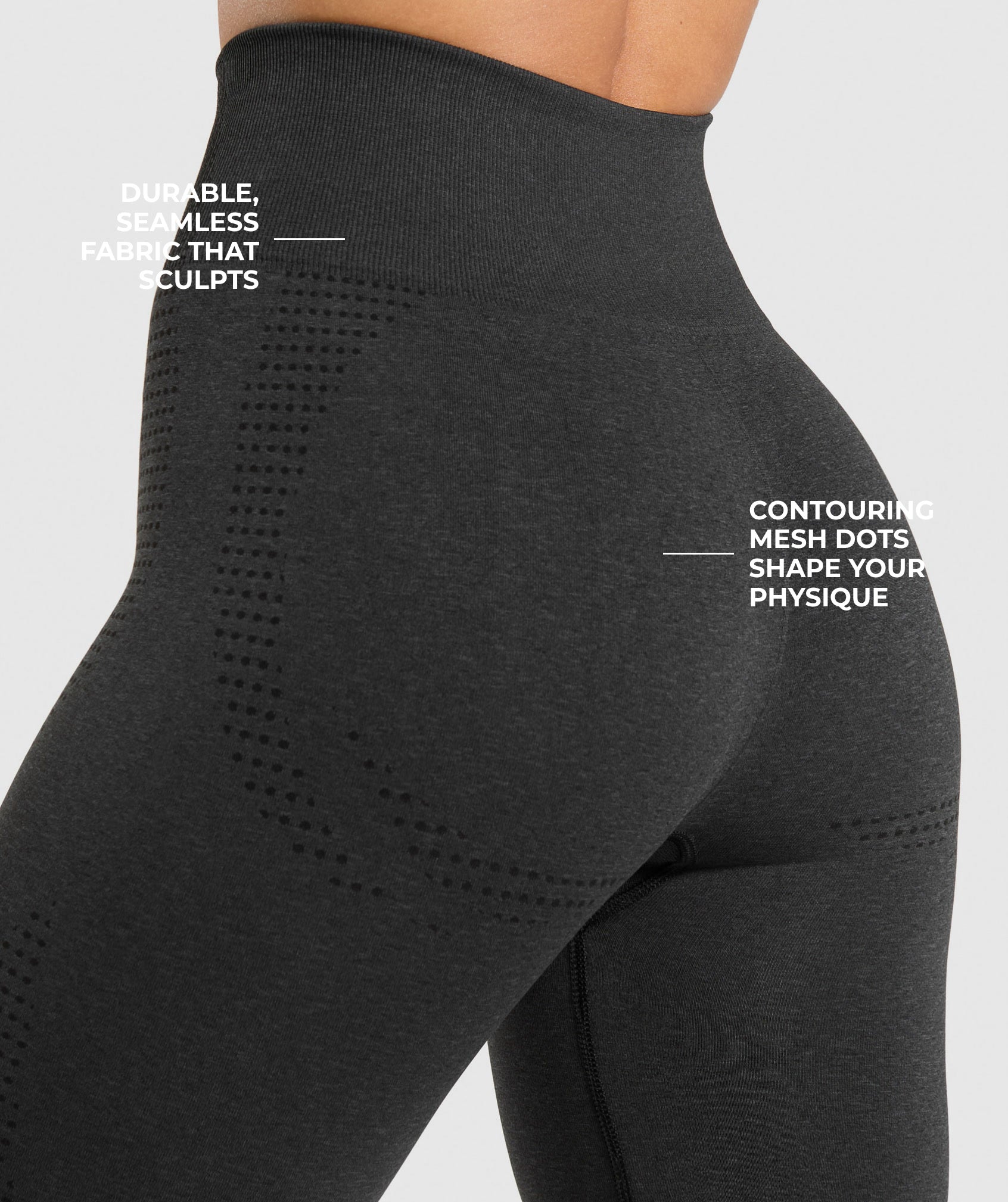 Women's Gymshark Vital 7" Shorts Black Marl