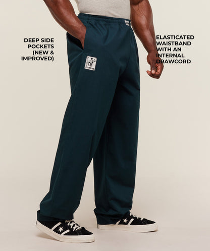 Gymshark Straight Leg Pumper Pants Deep Petrol Blue