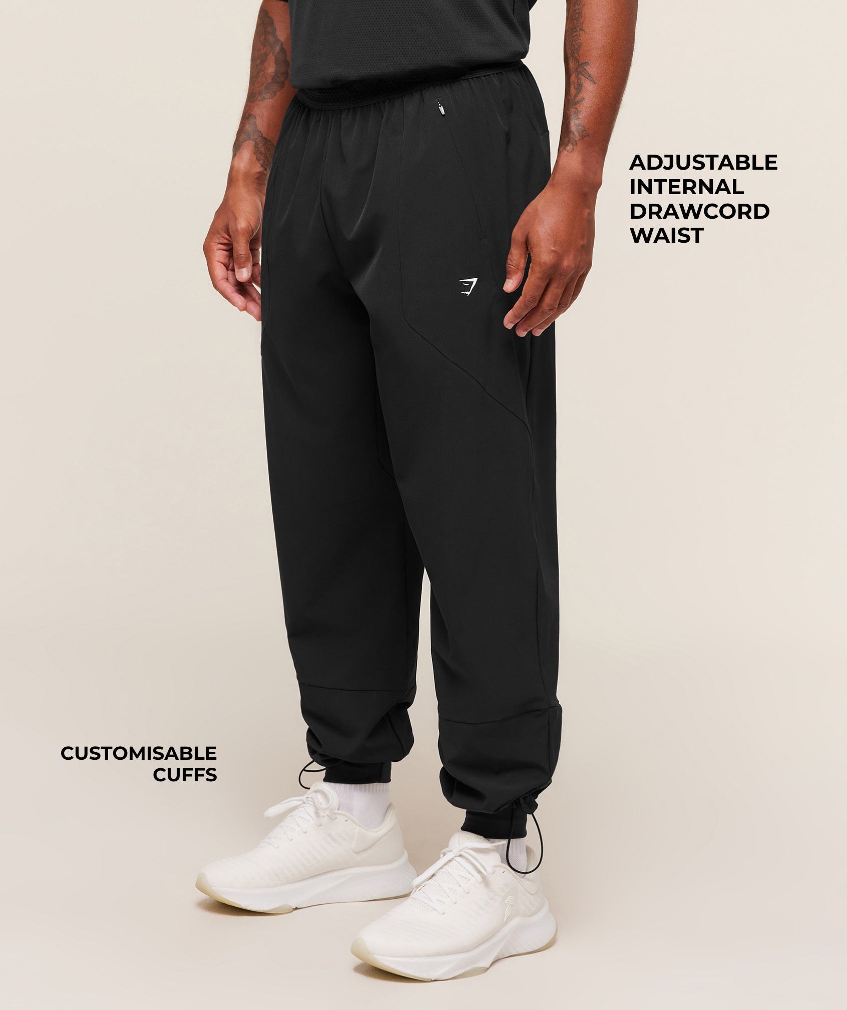 Gymshark Running Joggers Black