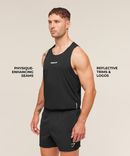 Gymshark Running Tank Black