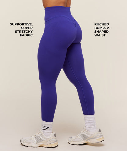 Women's Gymshark Activate Seamless Leggings Cobalt Purple