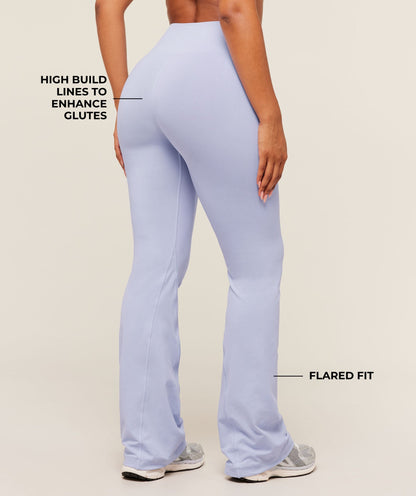 Women's Gymshark Soft Sculpt Flared Leggings Peri Blue