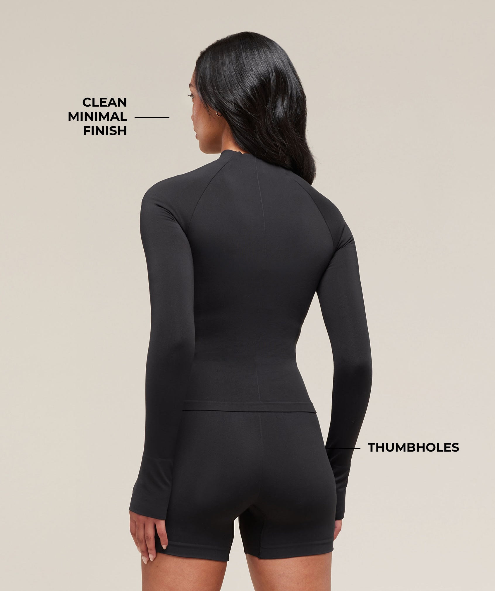 Women's Gymshark Soft Sculpt Zip Up Jacket Black