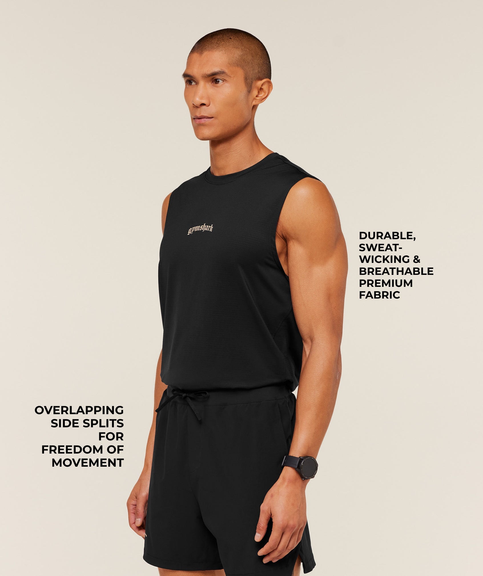 Gymshark Tactical Tank Black