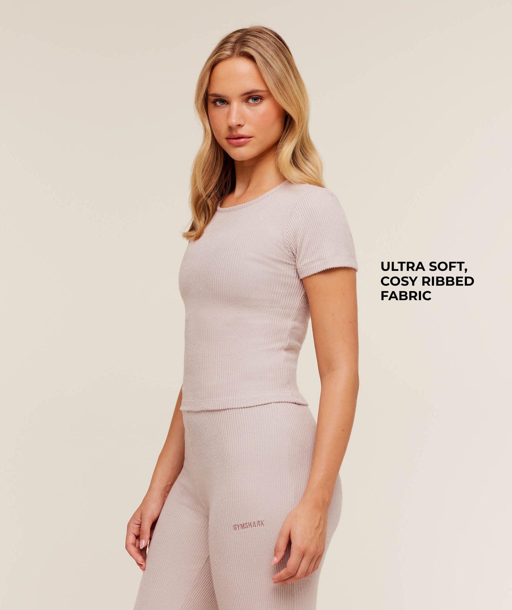 Women's Gymshark Supersoft T-Shirt Dusk Pink