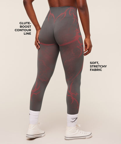 Women's Gymshark Storm Seamless Leggings Gs Dark Grey