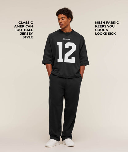 Gymshark American Football Jersey Black