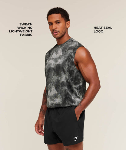 Gymshark Arrival Oversized Tank Smokey Grey