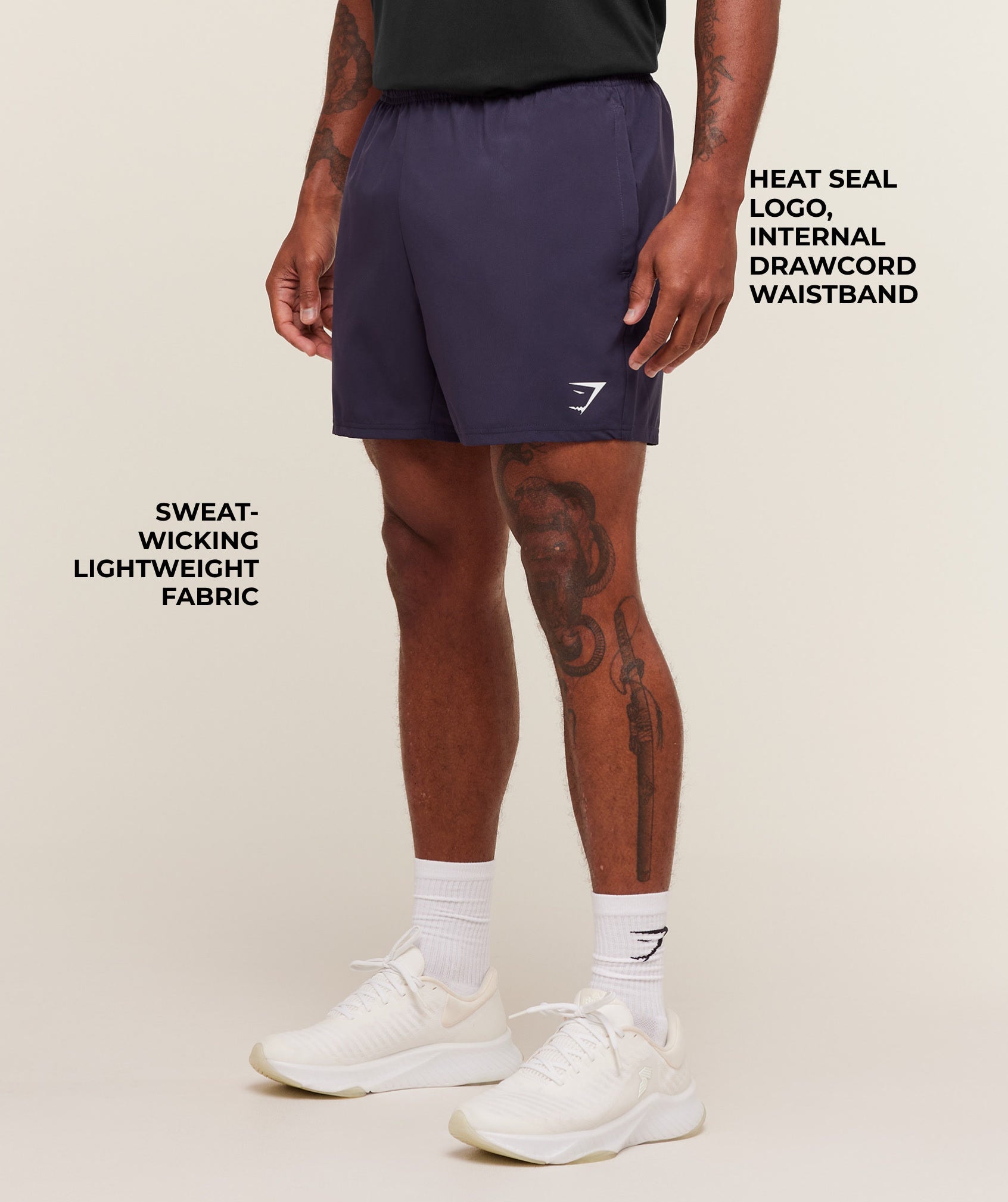 Gymshark Arrival 5" Shorts Midnight Purple