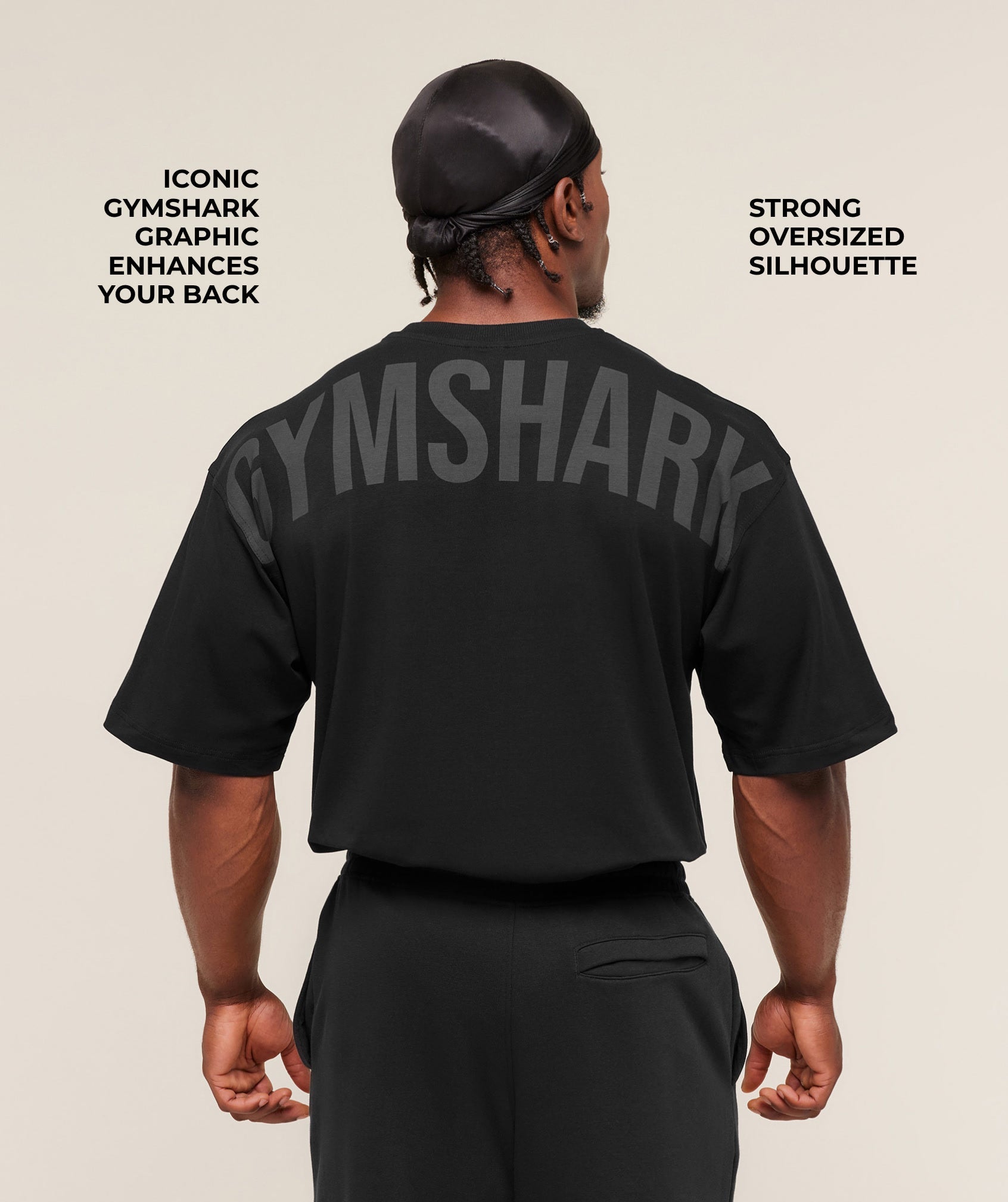 Gymshark Power T-Shirt Black