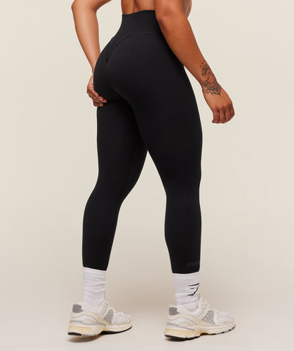 Women's Gymshark Activate Seamless Leggings Black