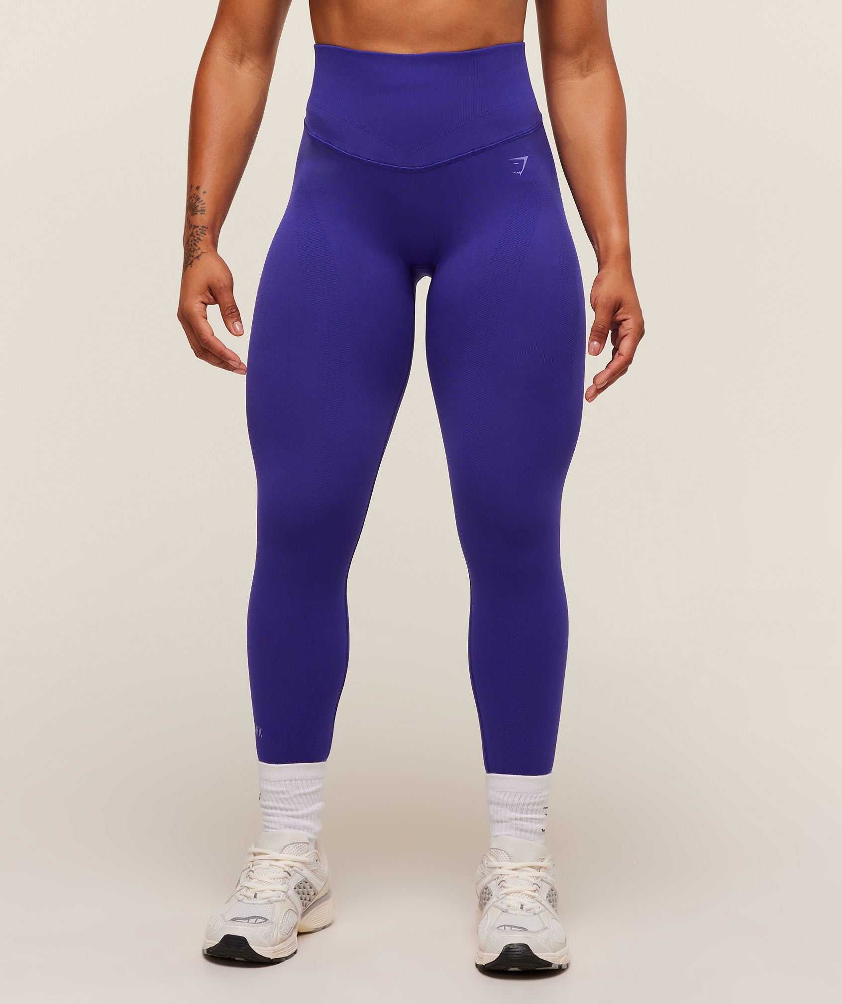 Women's Gymshark Activate Seamless Leggings Cobalt Purple