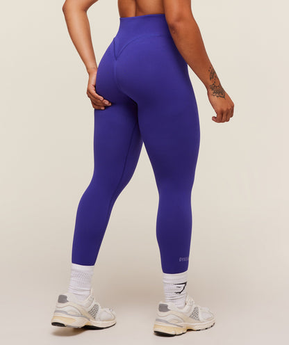 Women's Gymshark Activate Seamless Leggings Cobalt Purple