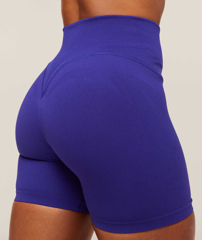 Women's Gymshark Activate Seamless Shorts Cobalt Purple