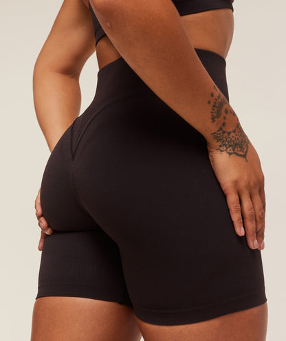 Women's Gymshark Activate Seamless Shorts Plum Brown