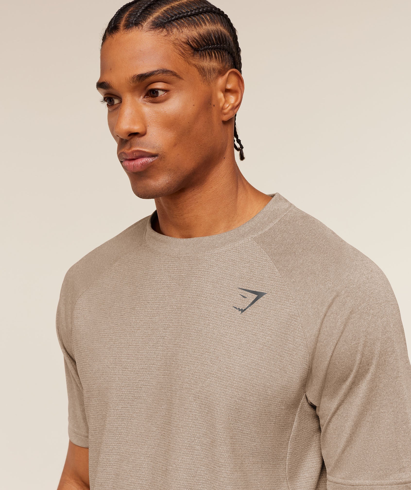 Gymshark Weekend T-Shirt Cement Brown