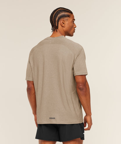 Gymshark Weekend T-Shirt Cement Brown