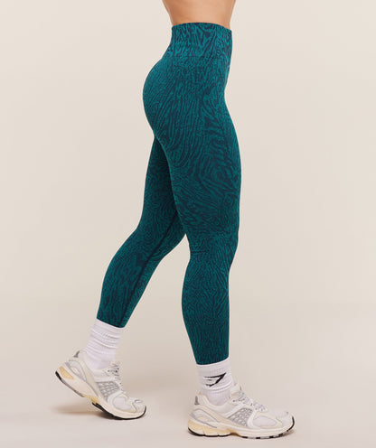 Women's Gymshark Adapt Animal Seamless Leggings Navy