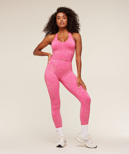 Women's Gymshark Adapt Animal X Whitney Leggings Electric Pink