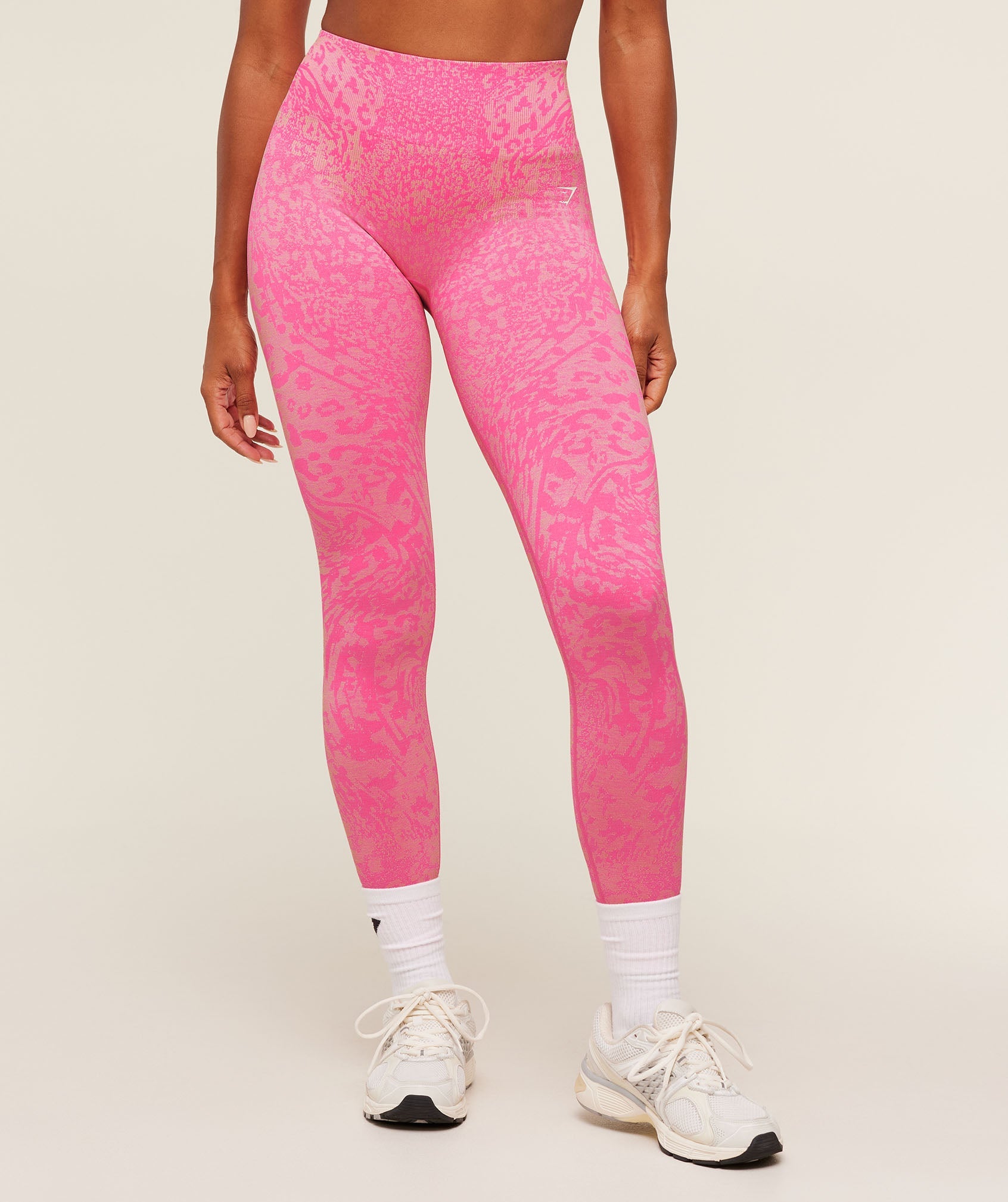 Women's Gymshark Adapt Animal X Whitney Leggings Electric Pink