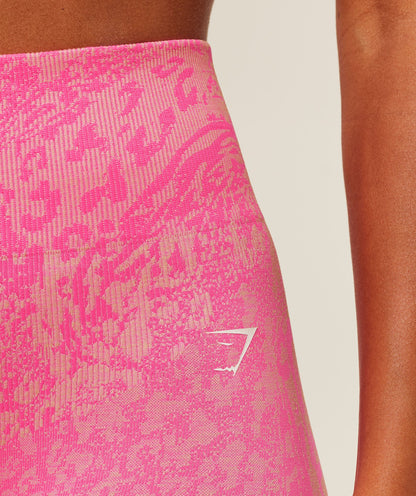 Women's Gymshark Adapt Animal X Whitney Leggings Electric Pink