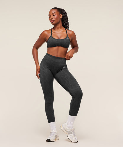 Women's Gymshark Adapt Camo Seamless Leggings Asphalt Grey