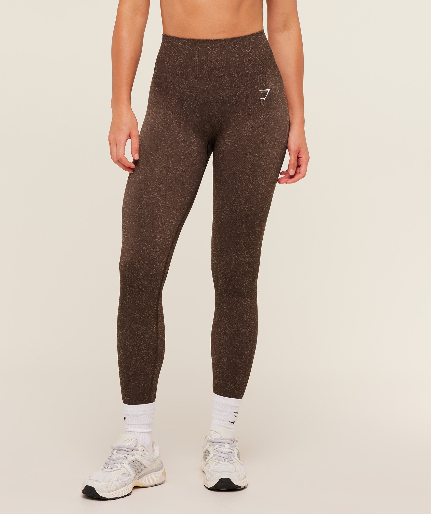 Women's Gymshark Adapt Fleck X Whitney Leggings Archive Brown