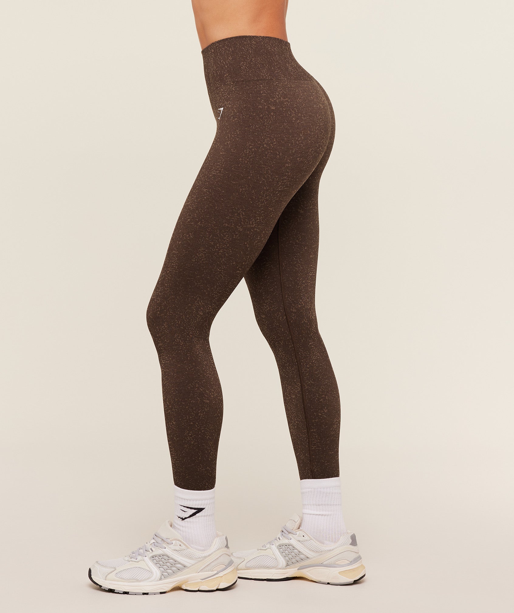 Women's Gymshark Adapt Fleck X Whitney Leggings Archive Brown