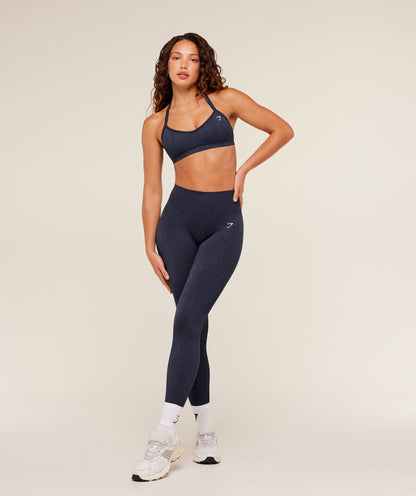 Women's Gymshark Adapt Fleck X Whitney Leggings Heavy Blue