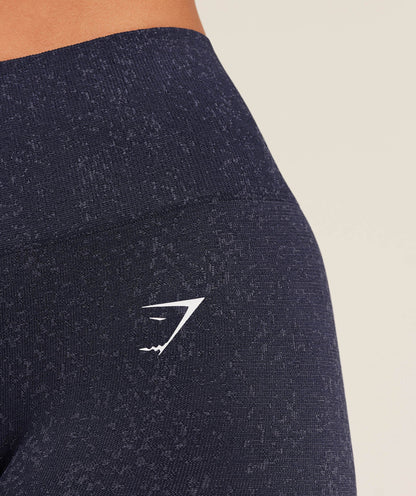 Women's Gymshark Adapt Fleck X Whitney Leggings Heavy Blue
