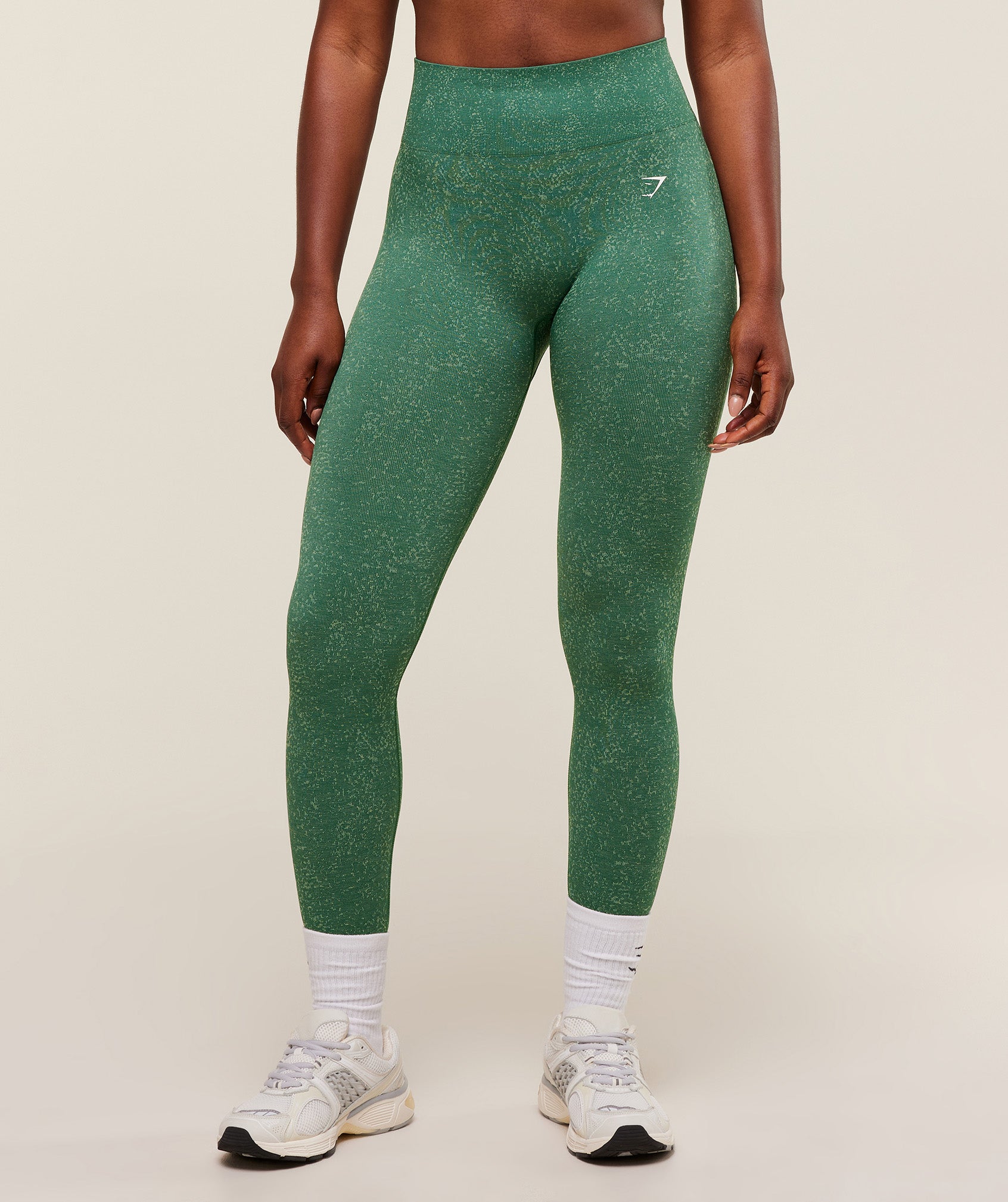 Women's Gymshark Adapt Fleck X Whitney Leggings Lift Green