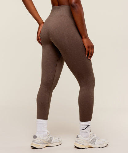 Women's Gymshark Adapt Fleck Seamless Leggings Soft Brown