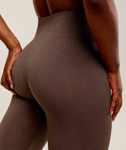 Women's Gymshark Adapt Fleck Seamless Leggings Soft Brown