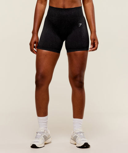 Women's Gymshark Adapt Fleck Seamless Shorts Black