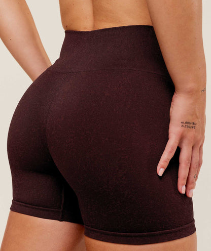 Women's Gymshark Adapt Fleck Seamless Shorts Cherry Purple