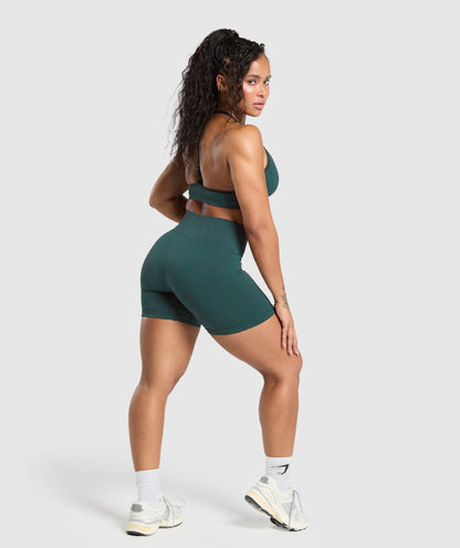 Women's Gymshark Adapt Fleck T-Back Bra Darkest Teal